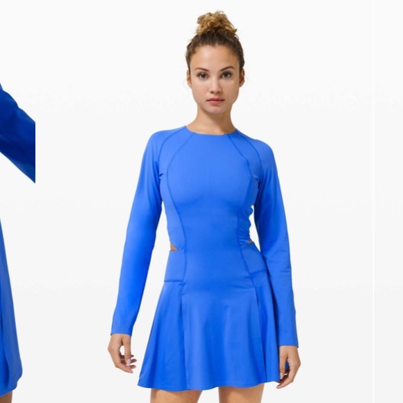 lululemon athletica Dresses & Skirts - NWT Lululemon Runnin Pretty Dress Wild Bluebell 12